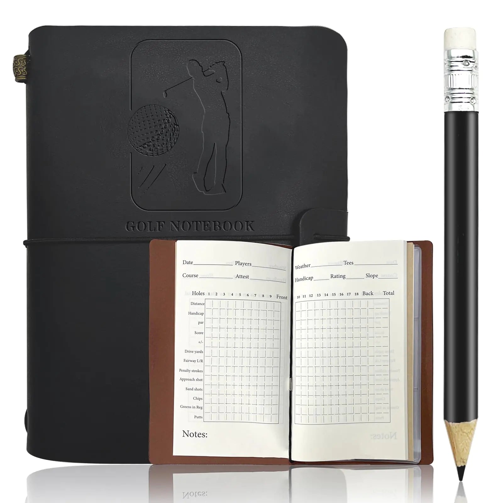 Golf Notebook Log Book